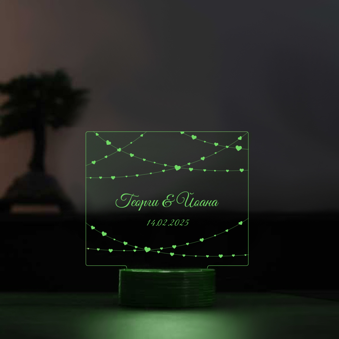 3D LED лампа