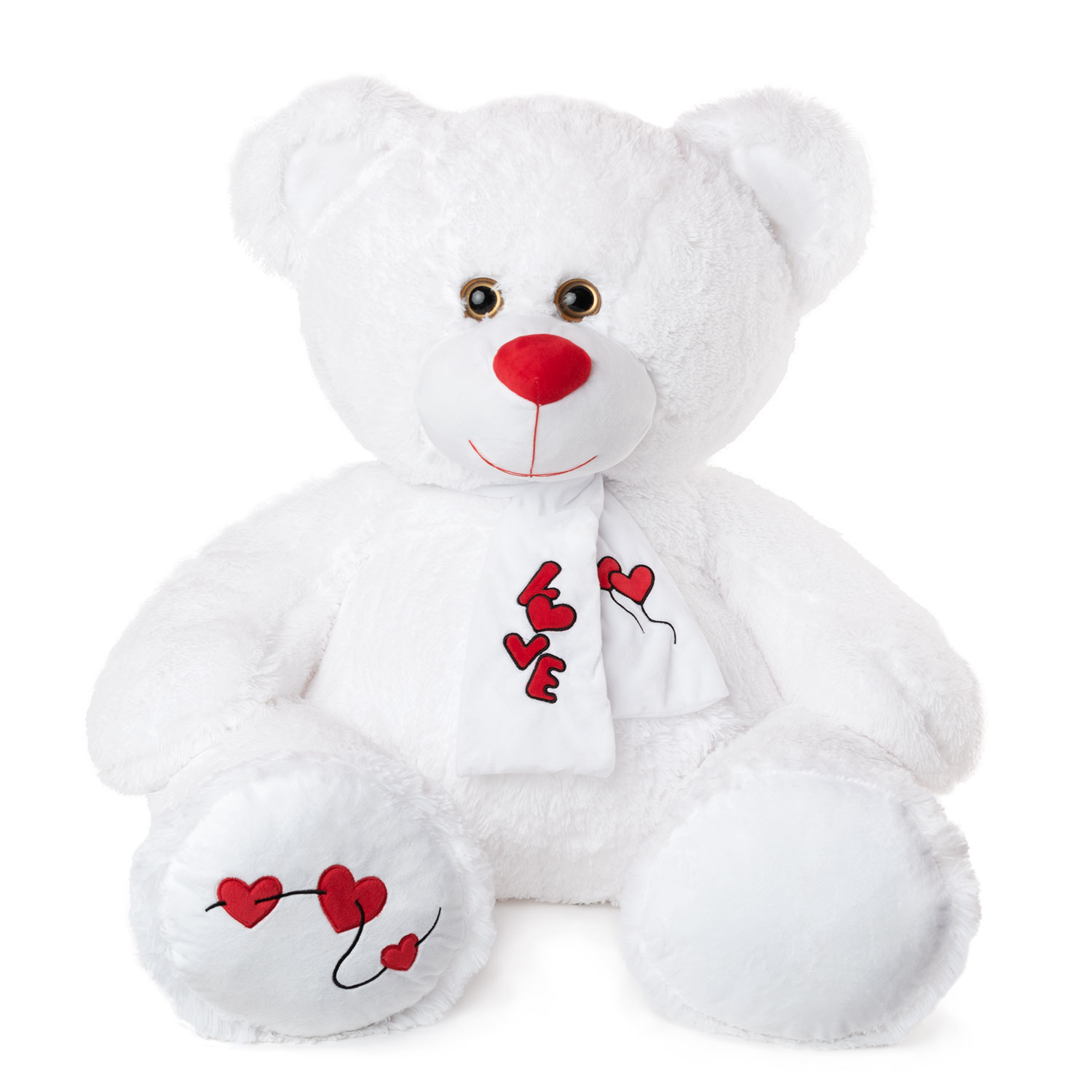 Мече с шал "LOVE"І 2 цвята