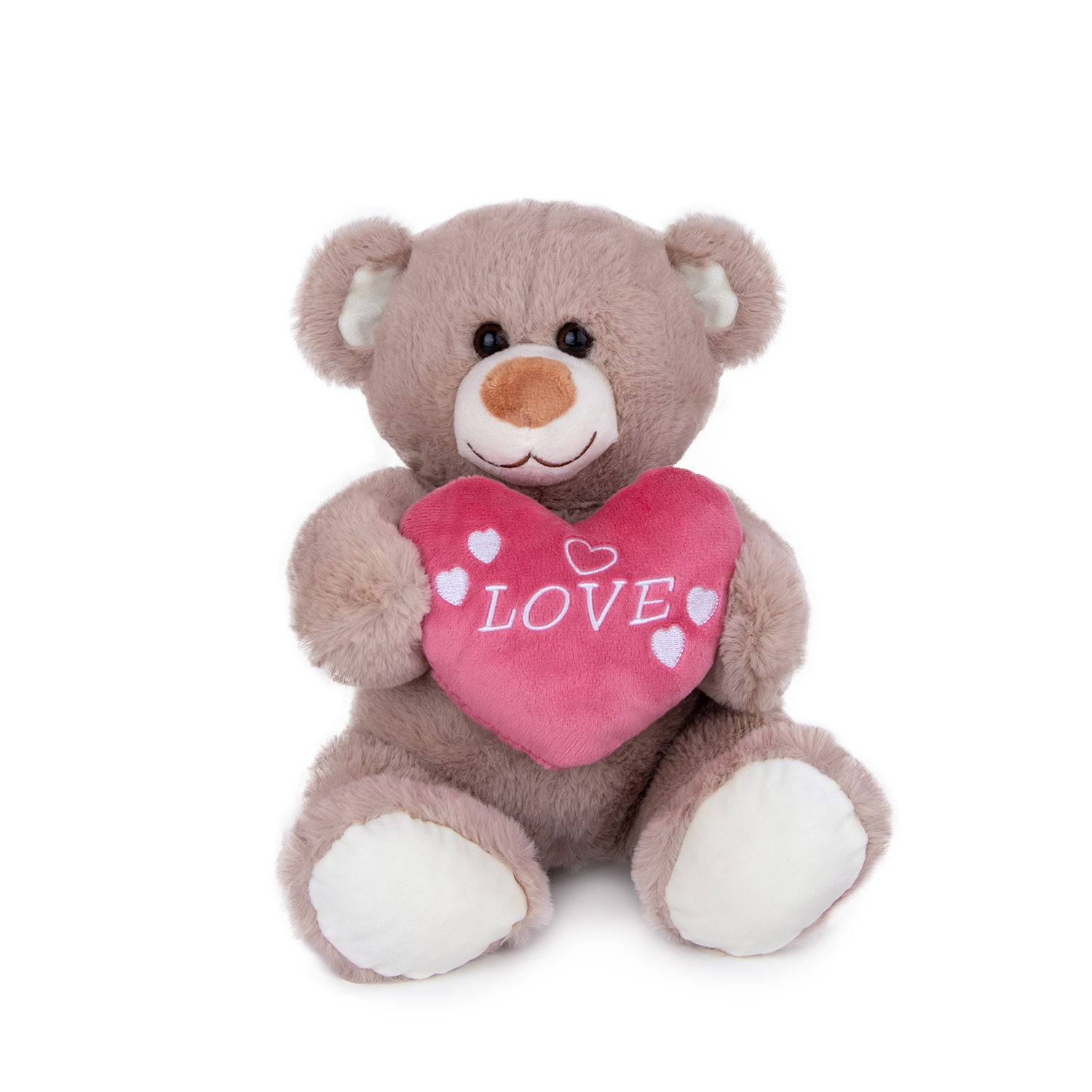Плюшено мече със сърце „LOVE“