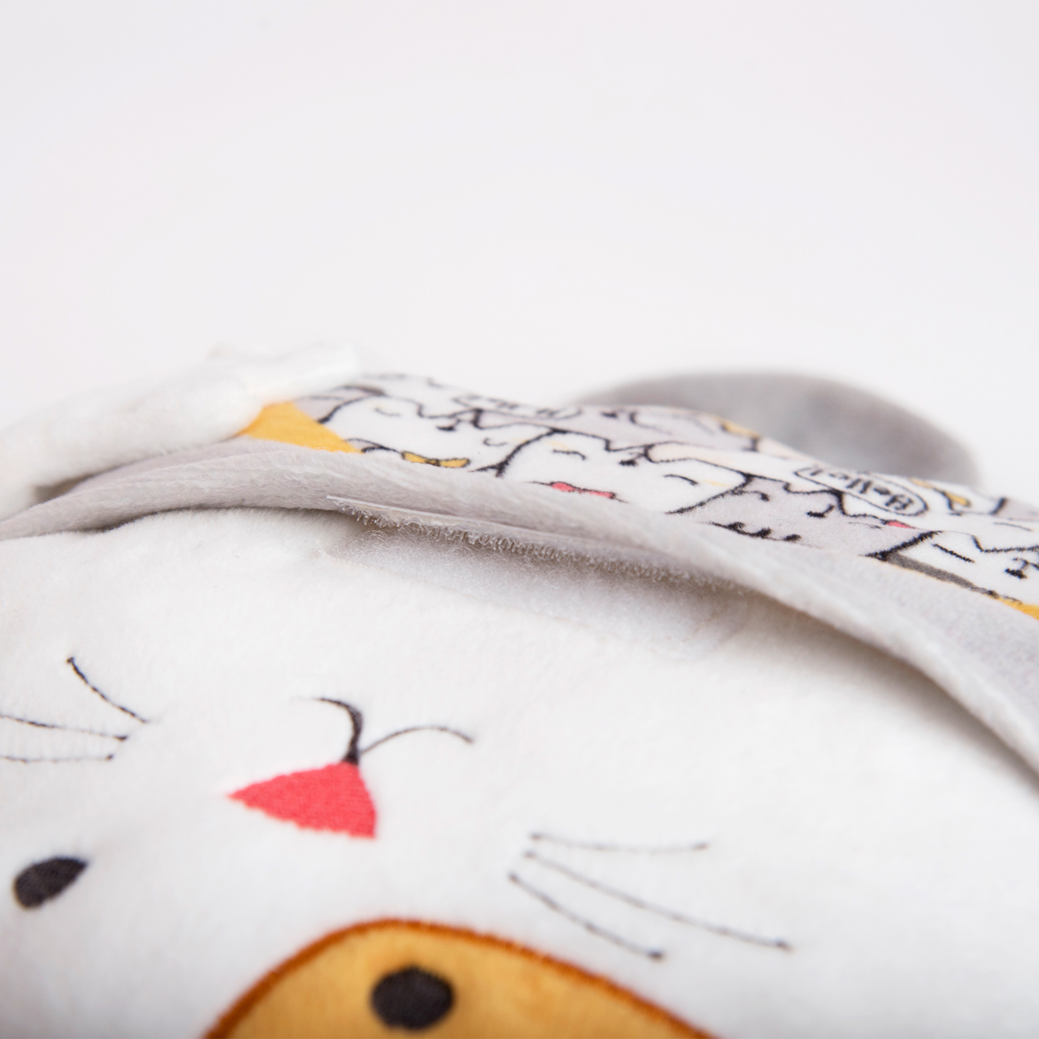 Бебешка плюшена играчка с черешови костилки KOTKA - Lazy the cat
